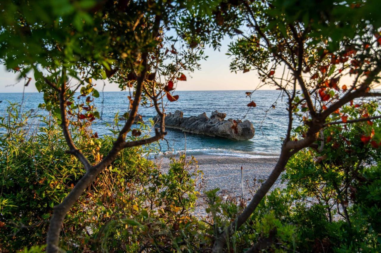 The Happiness Of Vangelis Paralia Vrachou Bagian luar foto